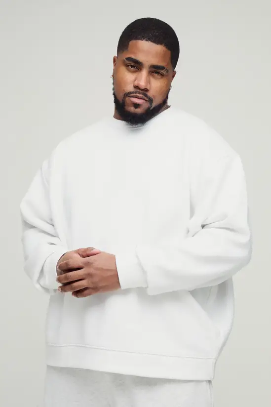 Cotton t-shirt for big and tall men