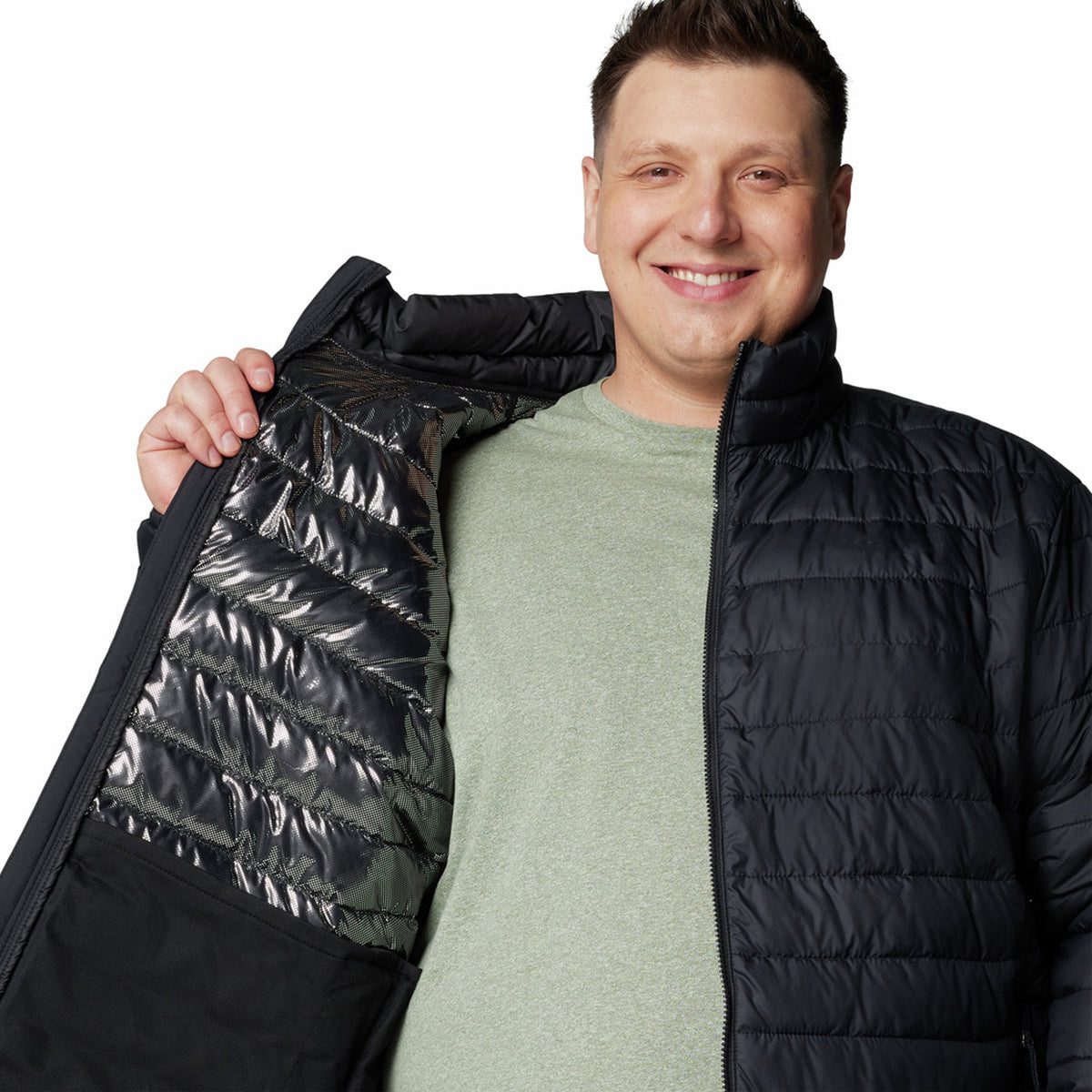 Three quarter sleeve polo shirt in plus size