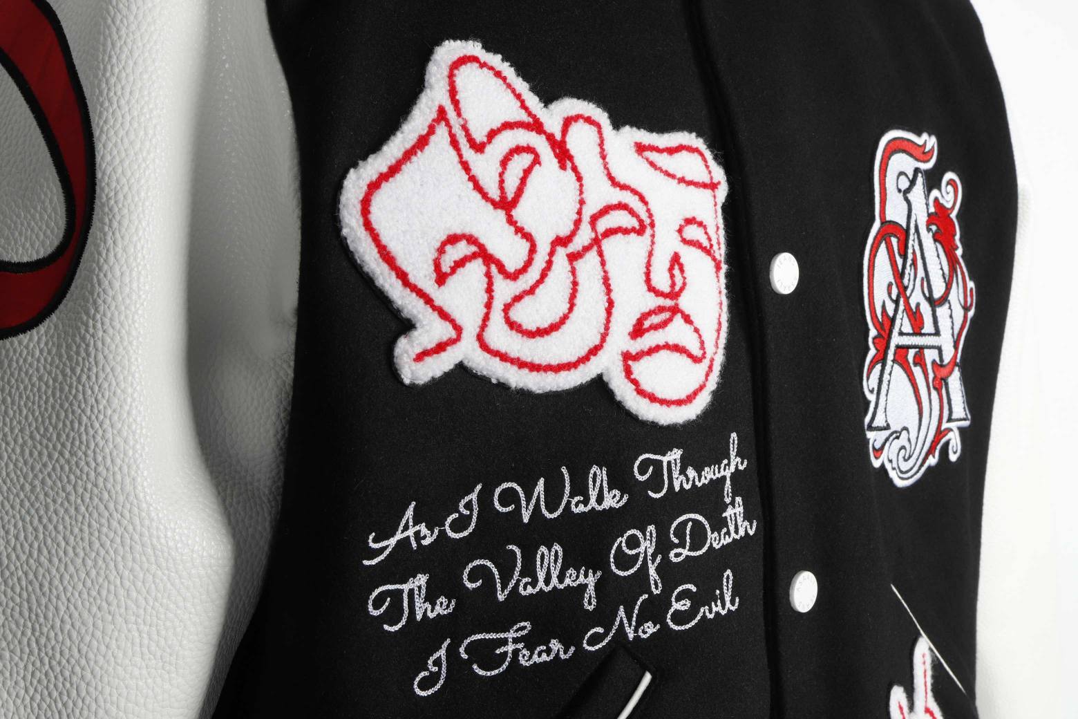 Rhinestone embellishment detail for menswear garments