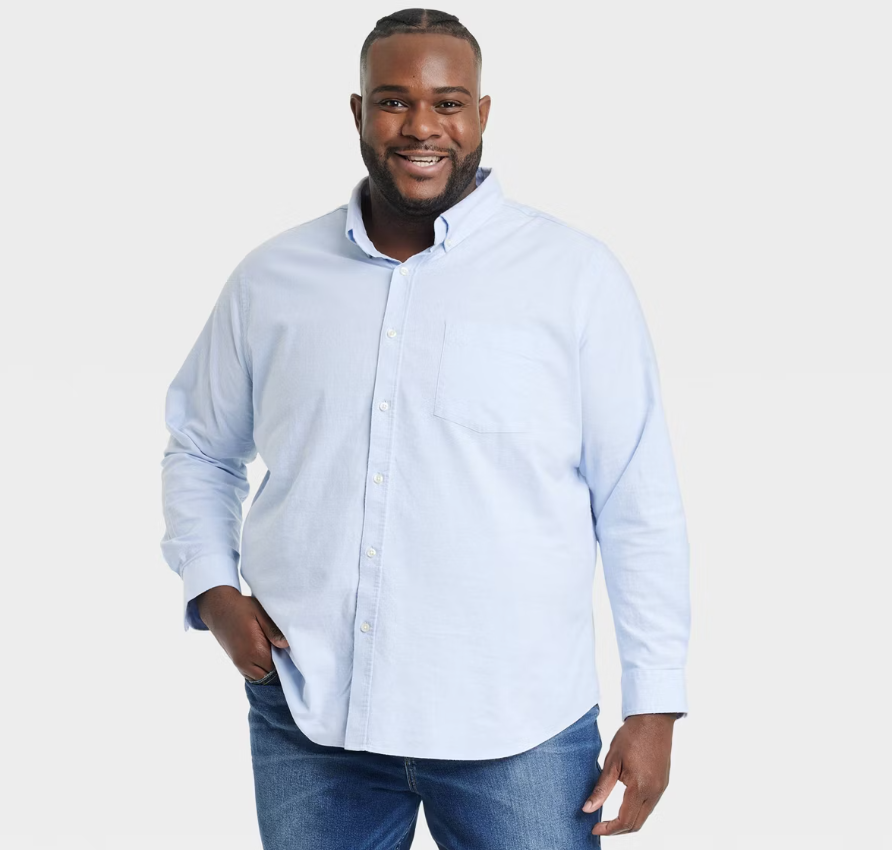 Plus size swim t-shirt for big and tall men