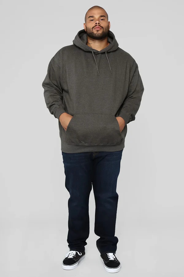 Extended size men's tees for big and tall