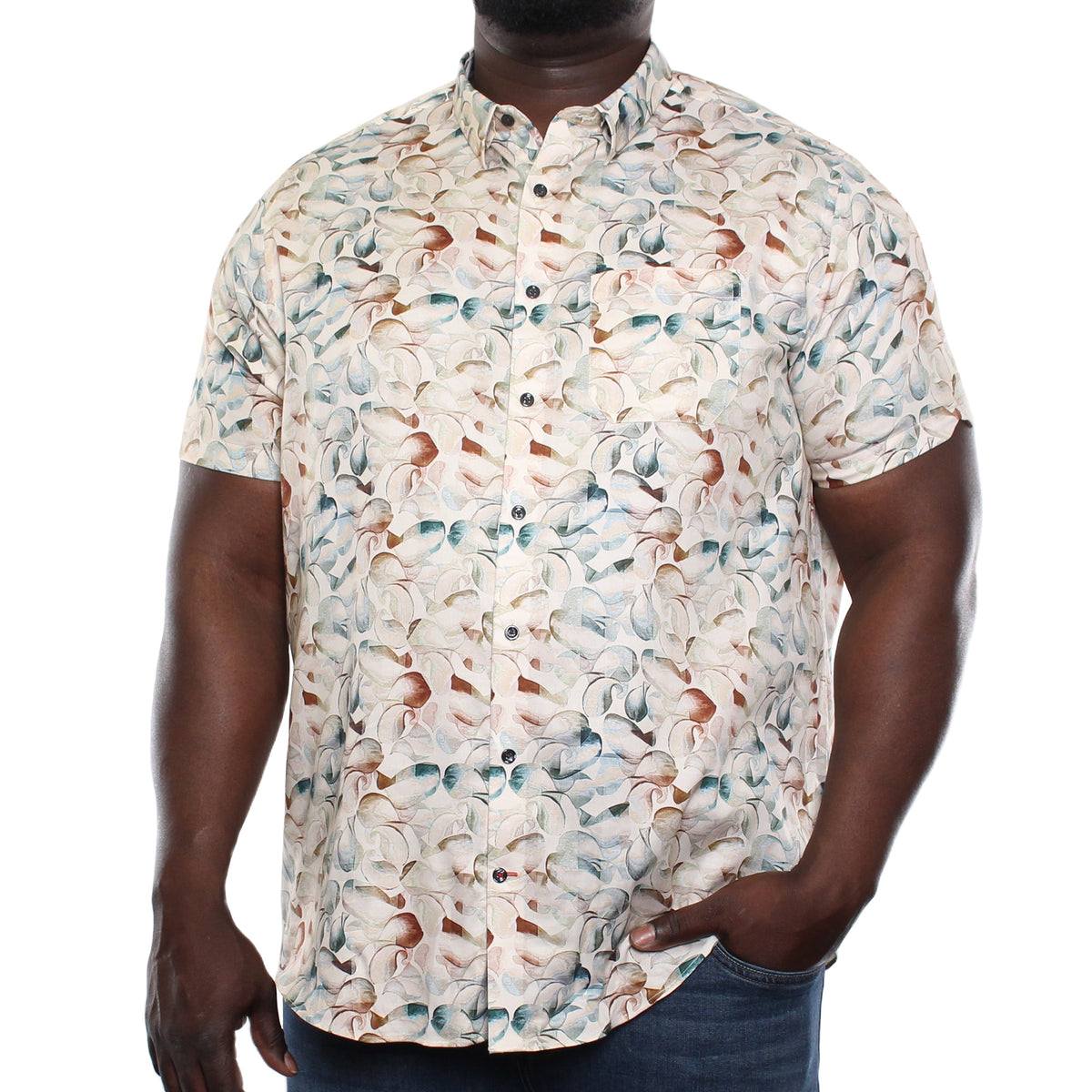Plus size swim t-shirt for big and tall men