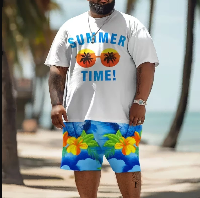 Extended size men's tees for big and tall