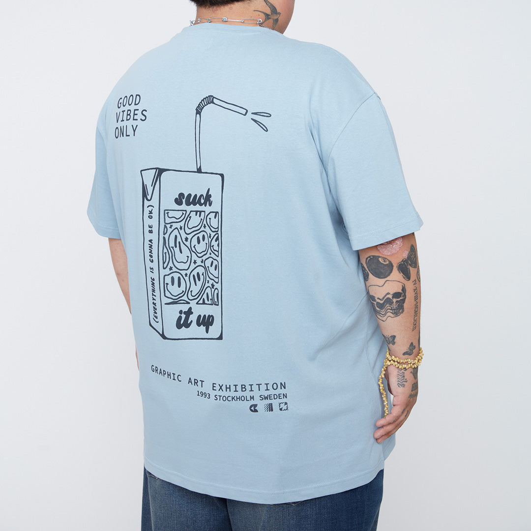Cotton t-shirt for big and tall men