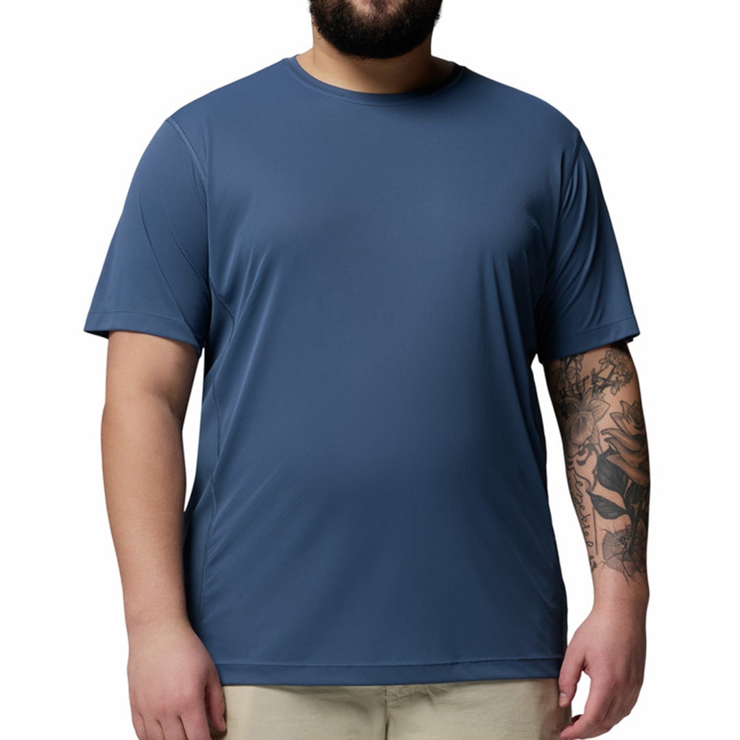 Puff print decoration on menswear garment