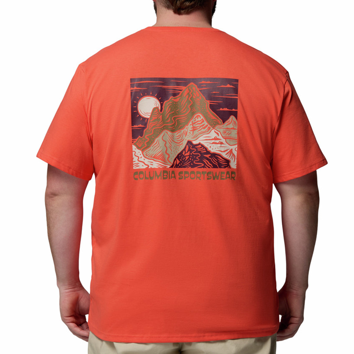 Plus size swim t-shirt for big and tall men