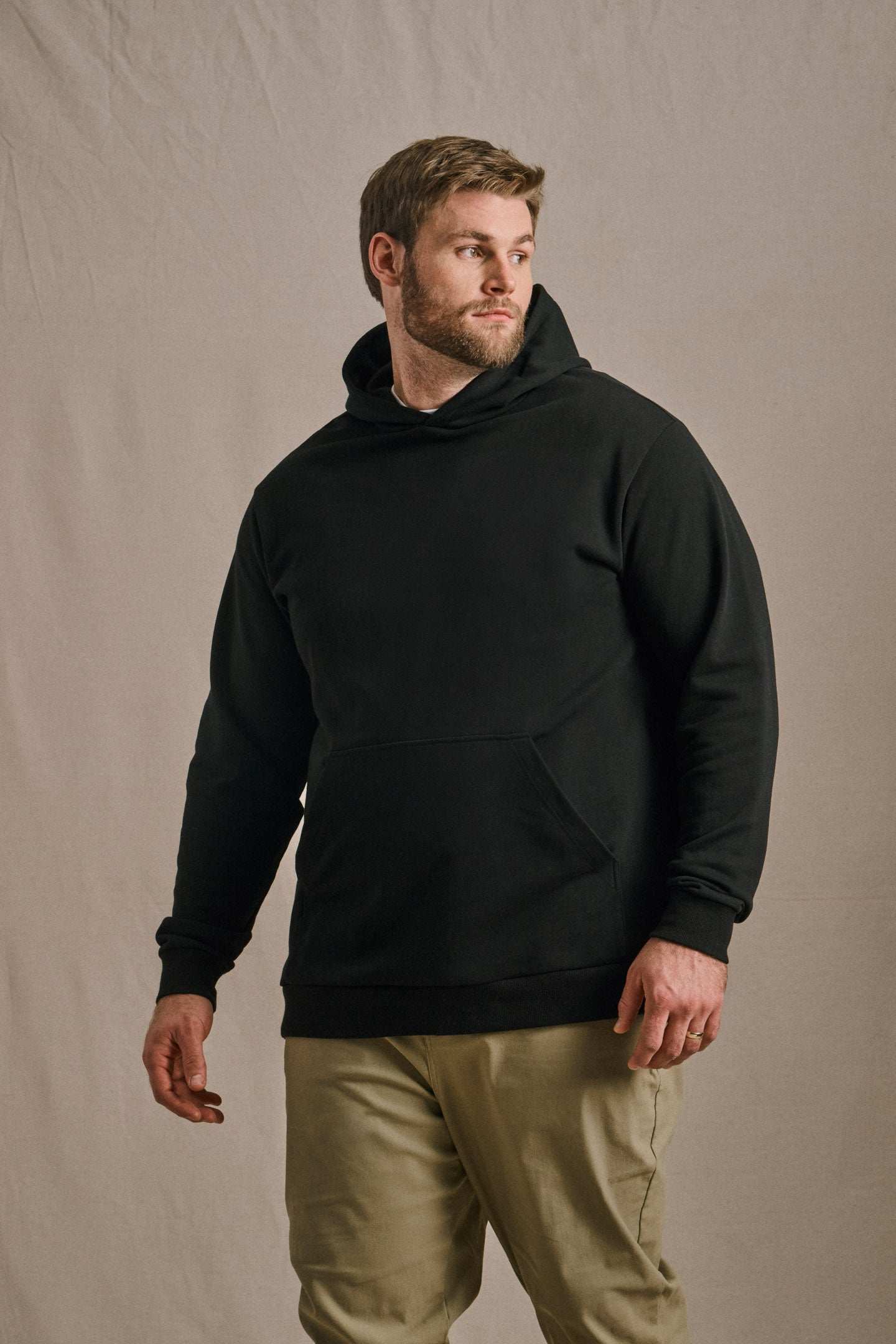 Drawstring waistband on men's big and tall pants