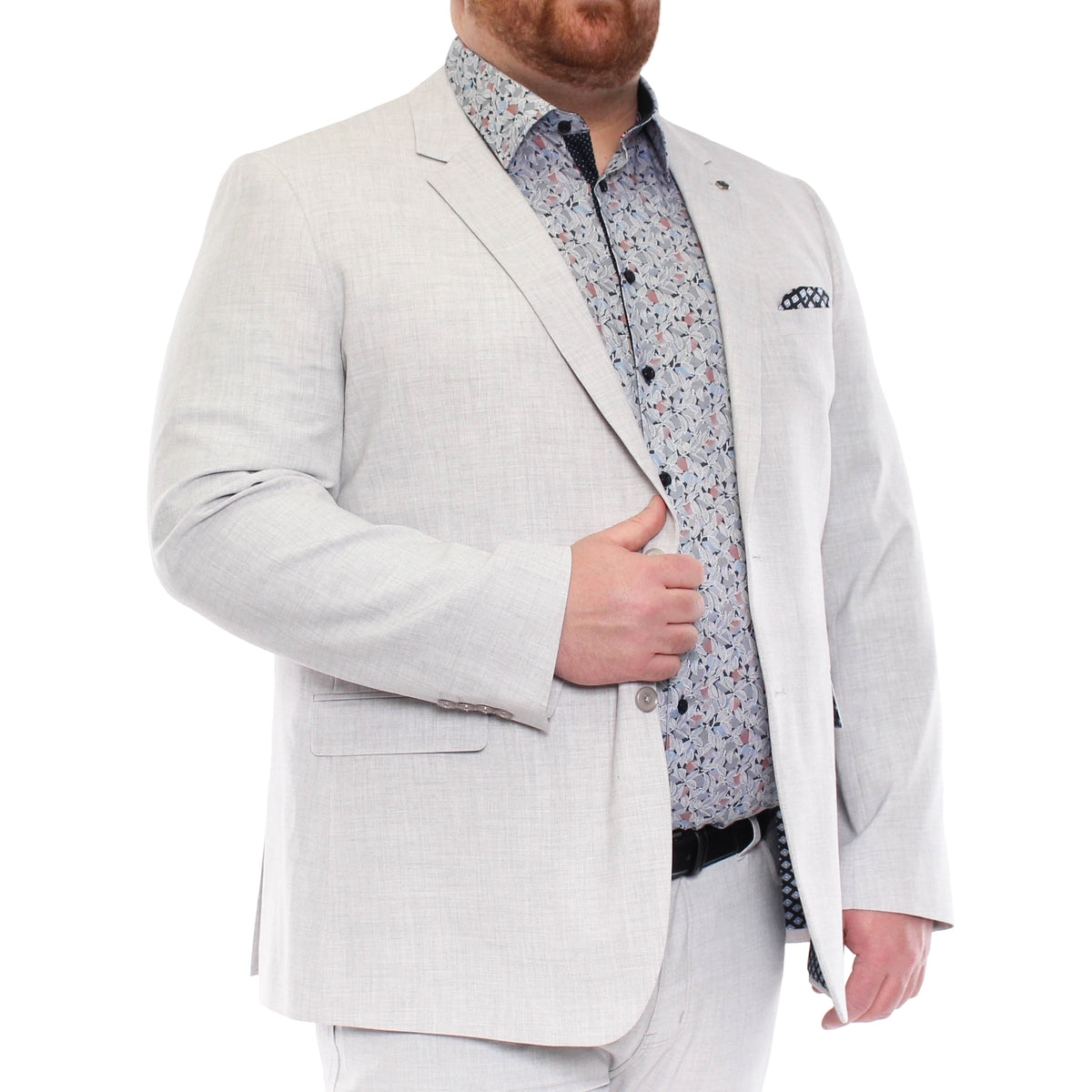 Plus size swim t-shirt for big and tall men