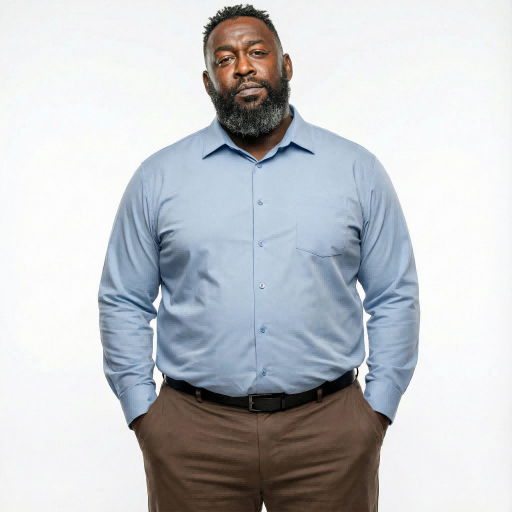 Cotton t-shirt for big and tall men