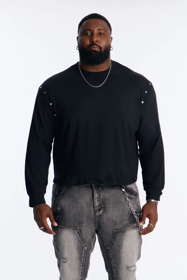Animal print puffer jacket for big and tall men