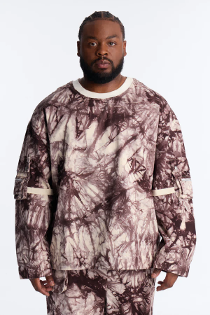 Plus size swim t-shirt for big and tall men