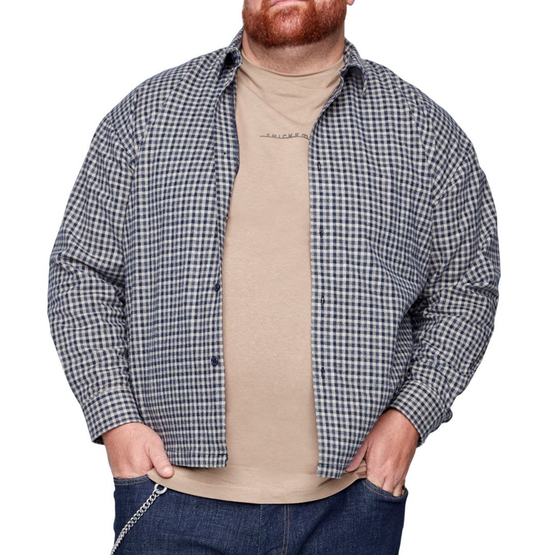 Drawstring closure on men's big and tall pants