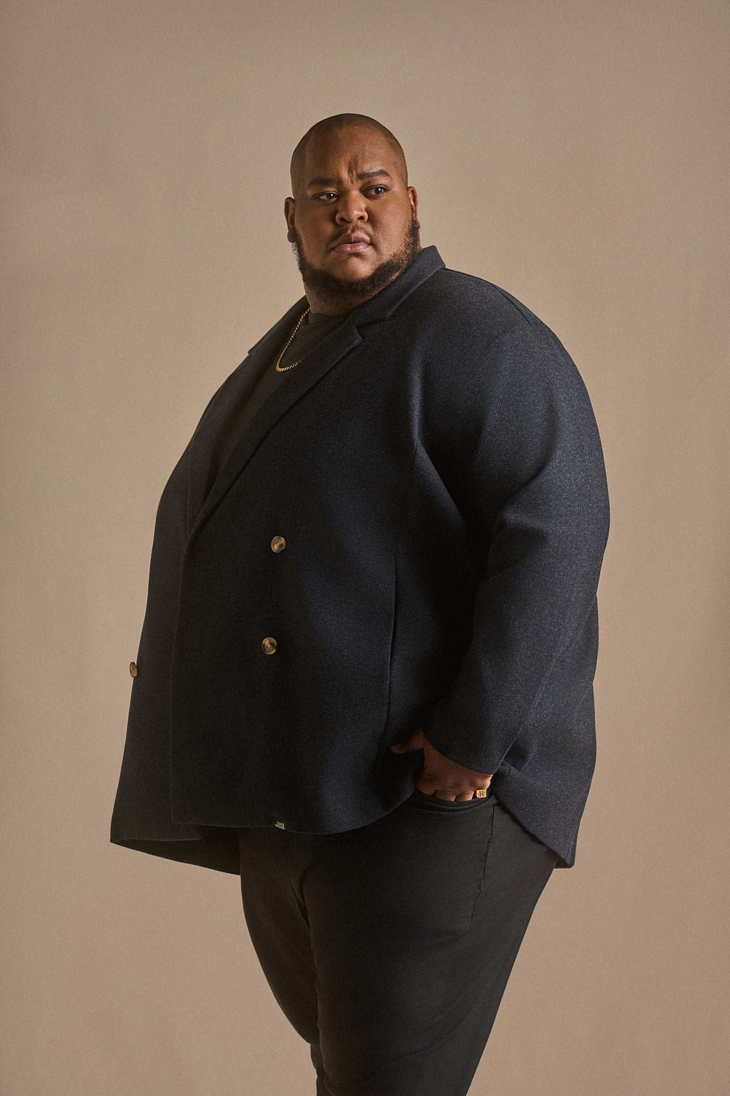 Plus size swim t-shirt for big and tall men