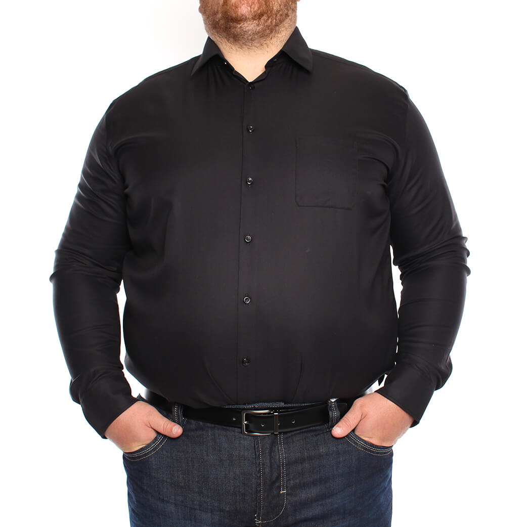 Kemeja Henley Oversized
