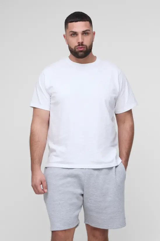 Plus size swim t-shirt for big and tall men