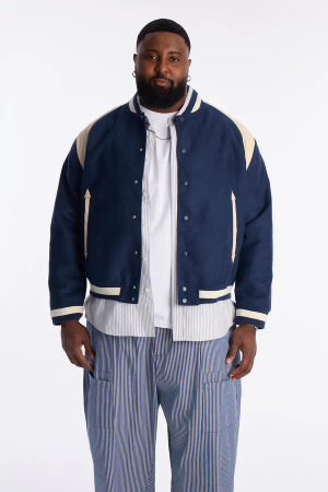 Three quarter sleeve polo shirt in plus size