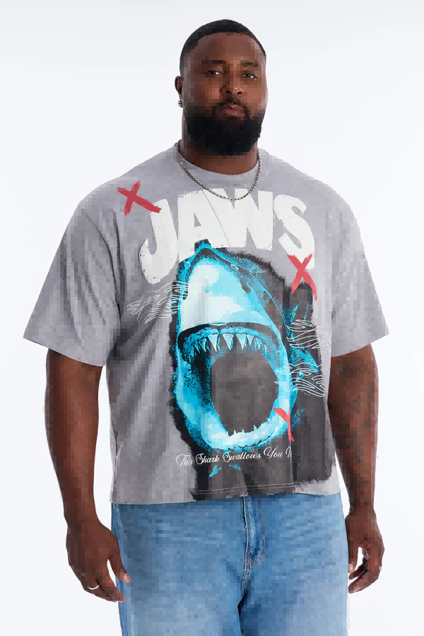 Cotton t-shirt for big and tall men