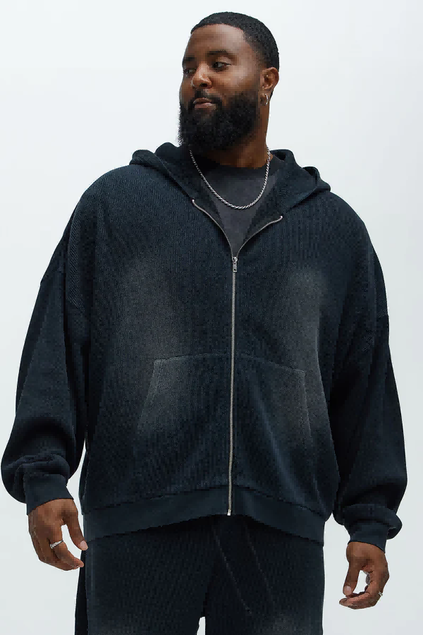 Drawstring closure on men's big and tall pants