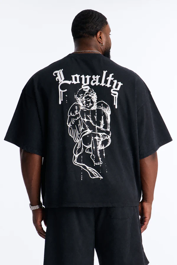 Cotton t-shirt for big and tall men