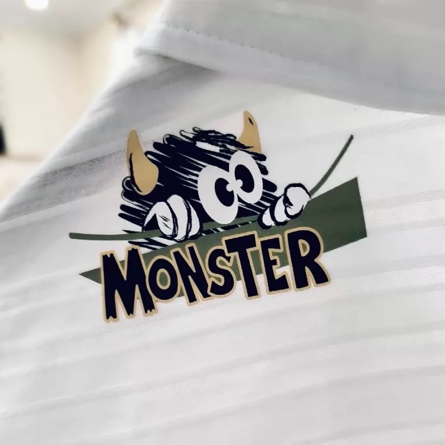 Three quarter sleeve polo shirt in plus size
