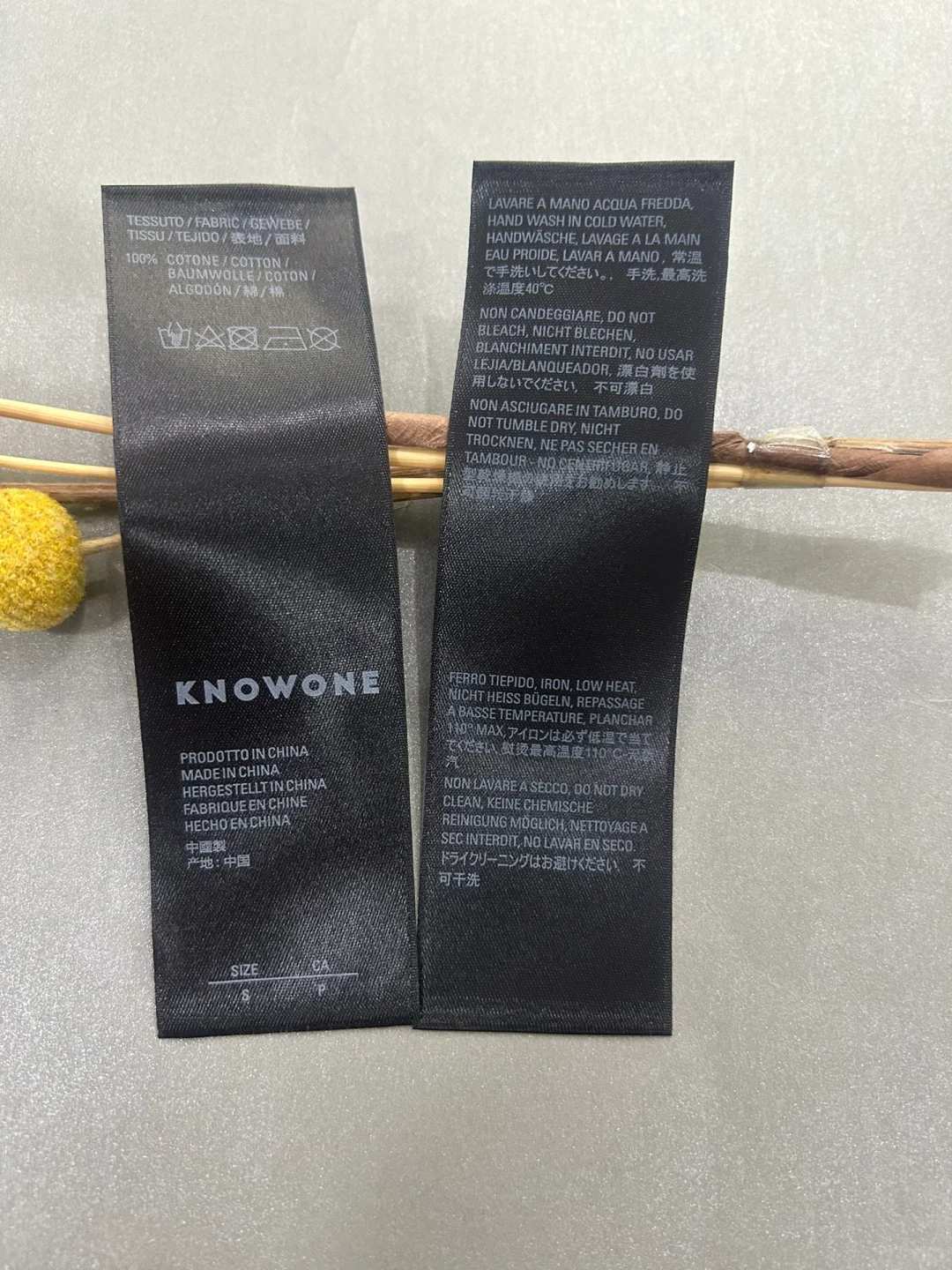 Label Perawatan Cetak